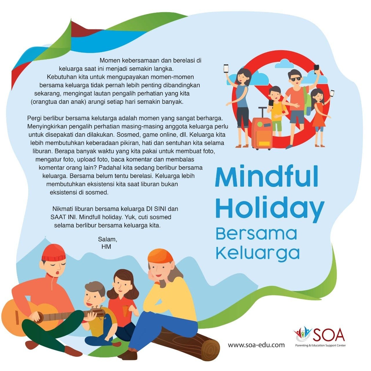Mindful Holiday Bersama Keluarga